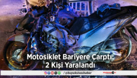 Bariyere Çarptı