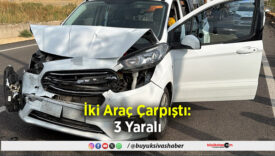 Çarpıştı 3 Yaralı