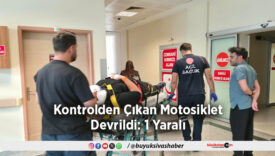 Çıkan Motosiklet Devrildi