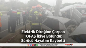 Elektrik Direğine Çarpan