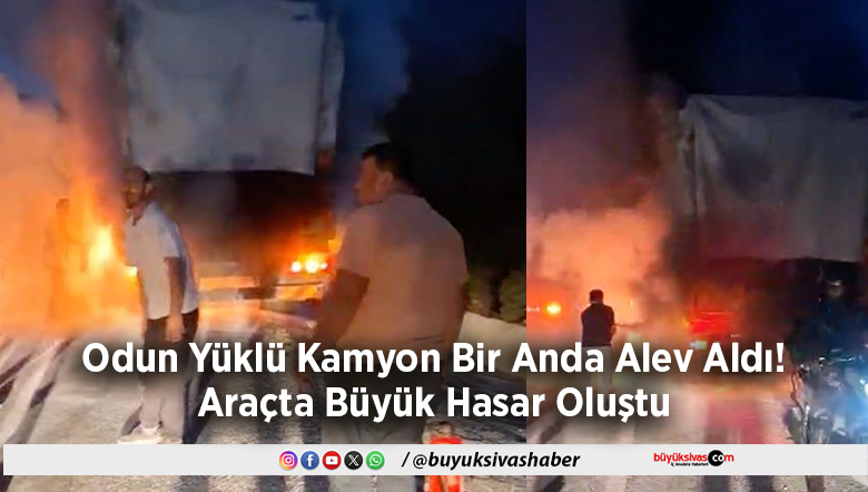 Odun Yüklü Kamyon