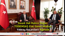 ağırladı